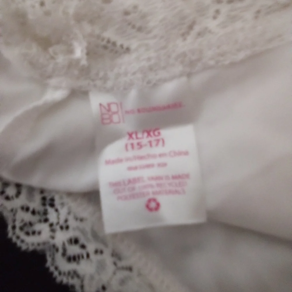 No Boundaries White Lace 3/4 Sleeve Backless Blouse ( Bag M )